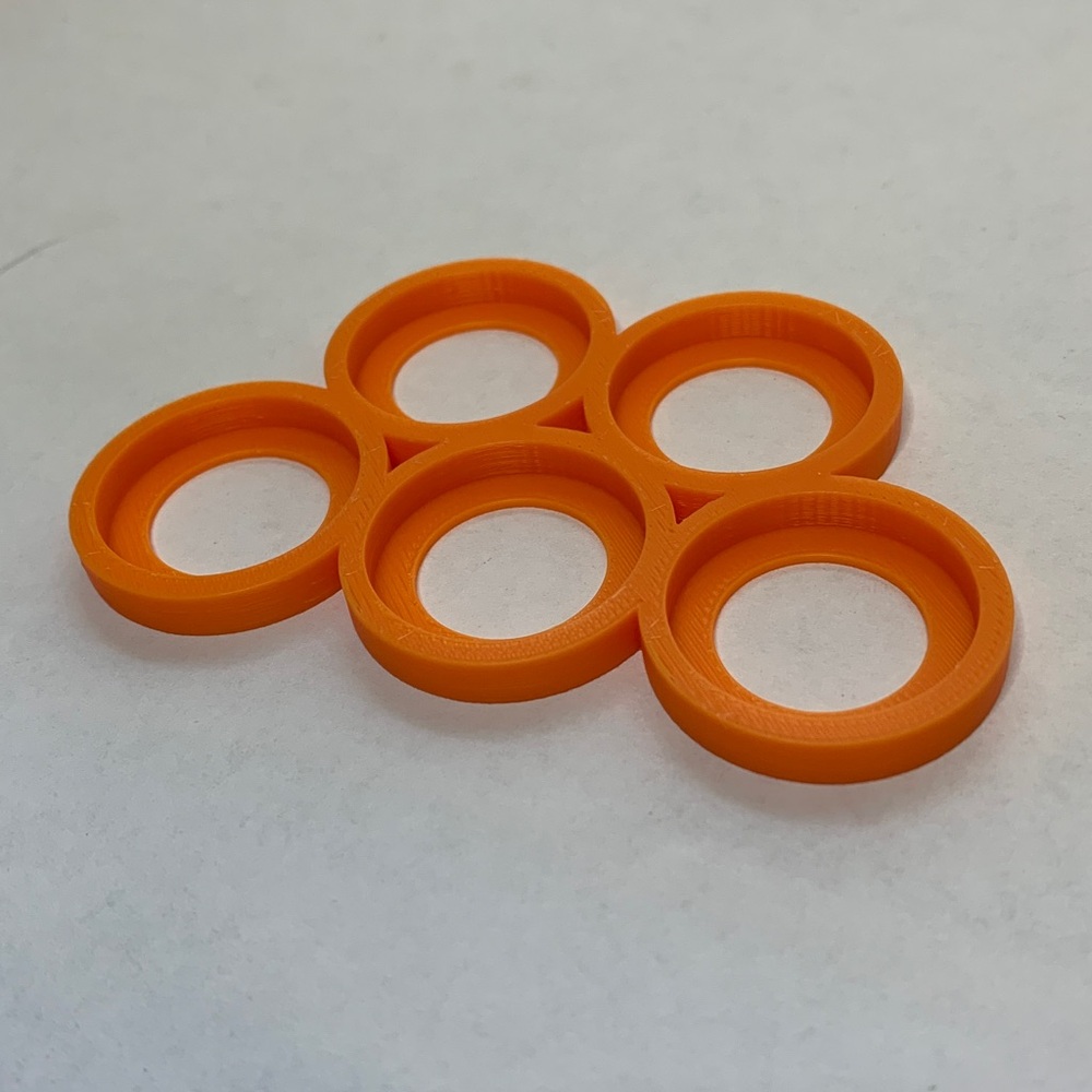 25mm Orange Cloud Movement Trays for 5 units